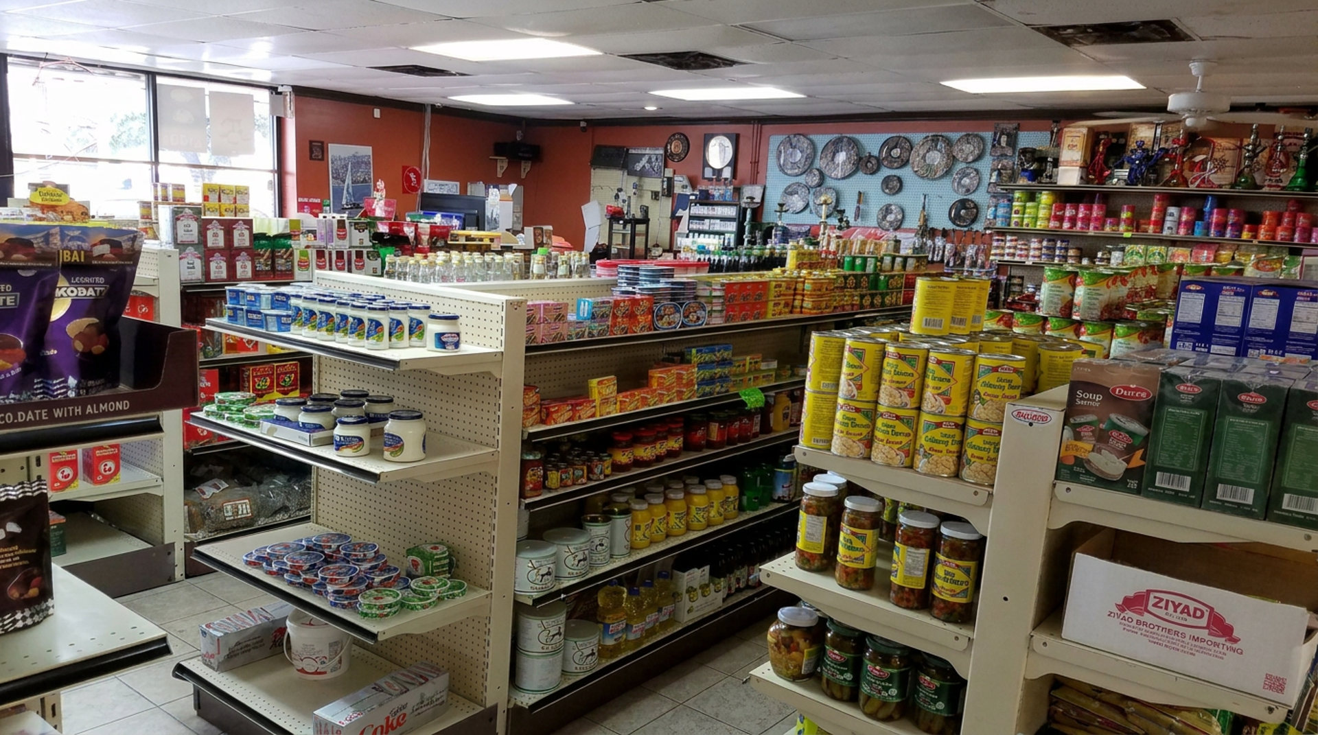 Stocked with Middle Eastern pantry staples