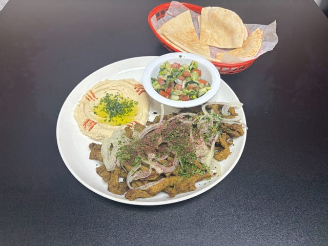 Beef Shawarma Plate.
