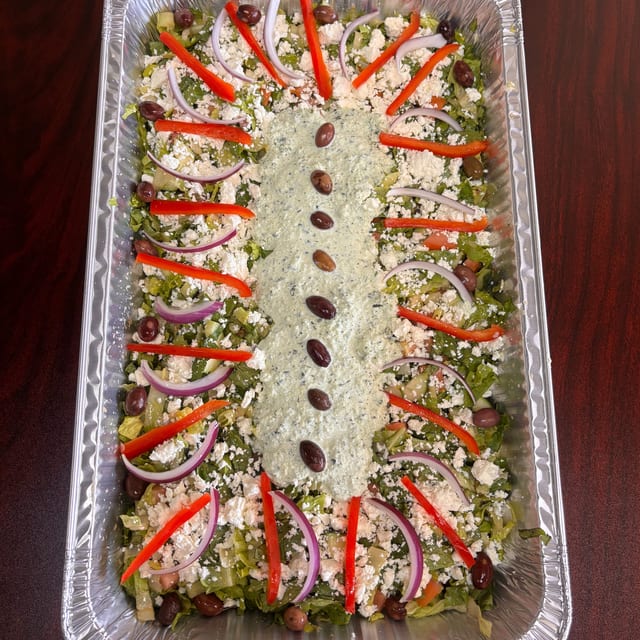 Greek Salad Full Tray.