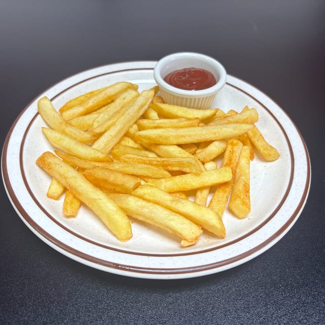 Fries with Plate.