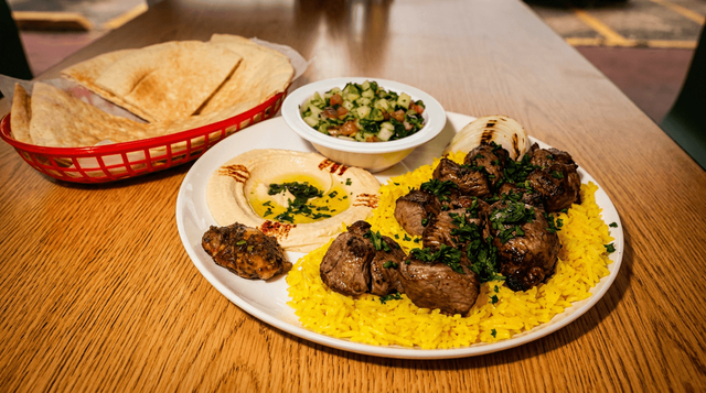 Shish Kebab Plate.