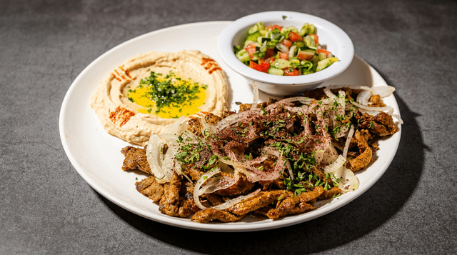 Beef Shawarma Sandwich.
